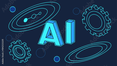 Advanced 3D rendering of AI network, featuring deep learning, big data analysis, and intricate circuitry representing a futuristic neural processing system.