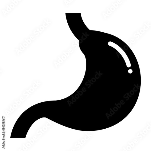 シンプルな胃袋のイラスト 臓器 ヘルスケア ベクター