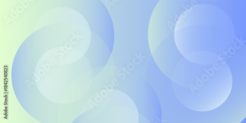Abstract minimalist banner background blue and green smooth gradient color.