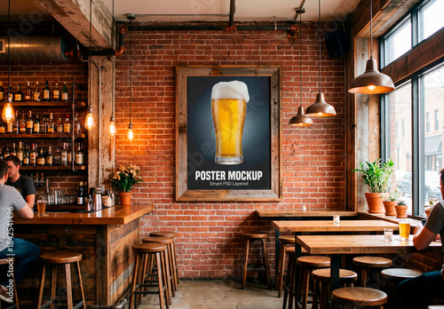 Bar Poster Mockup