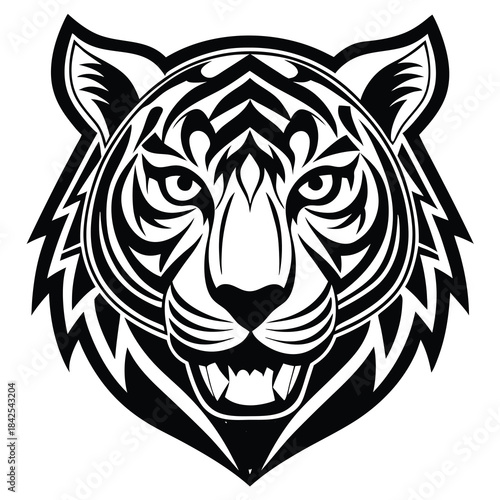 tiger head tattoo
