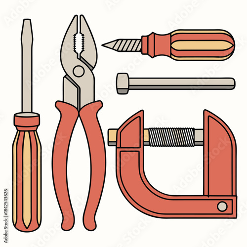 set of tools for work