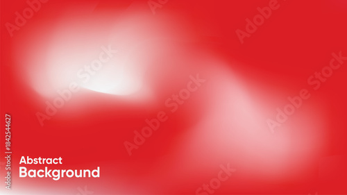 Abstract blurred background with glowing white light shapes on a vivid red gradient. Ideal for modern presentations, technology visuals, websites, banners, wallpapers, and atmospheric digital bg