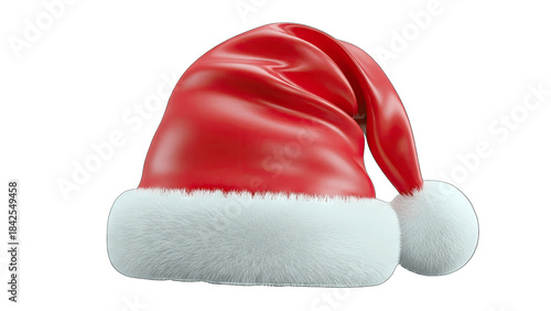 Santa Claus Hat Isolated on White Background