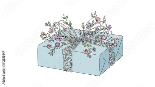 A whisk with bold strokes, evoking a sense of homemade cooking and rustic charm, illustration.