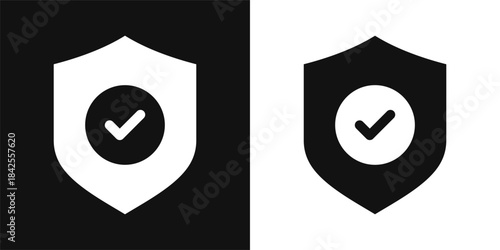 Shield Simple and clear vector icon illustrating an essential idea or function