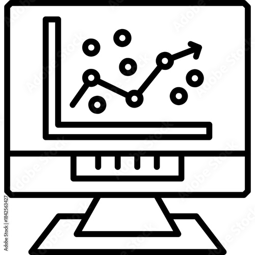 Regression Analysis Icon