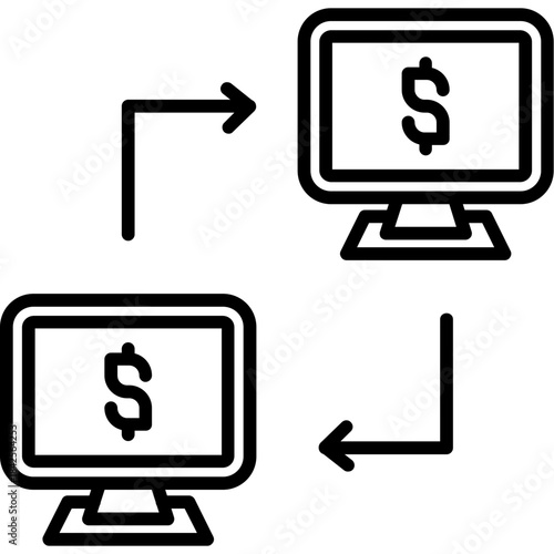 Electronic Funds Transfer Icon