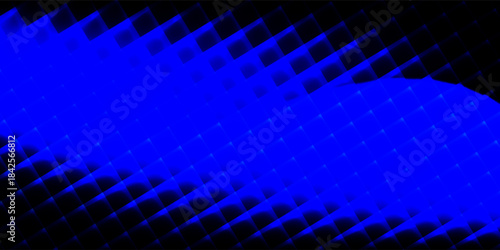 Closed silky luxury blue curtain stage background spotlight beam illuminated. Theatrical drapes. modern eps 10