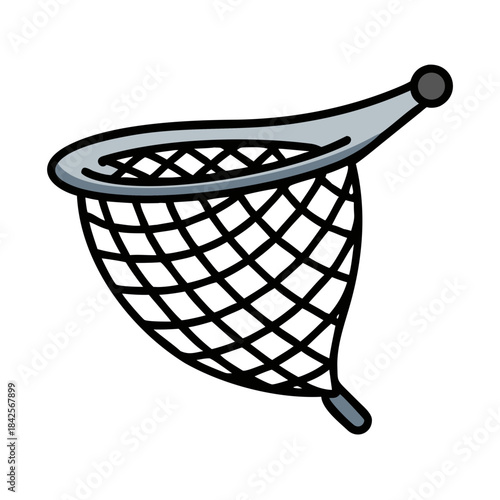 Fishing net vector illustration icon