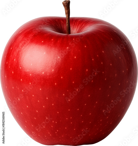 Red Apple Isolated on White Background