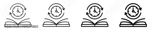 Lifelong Learning Icon Set Different Style Collection
