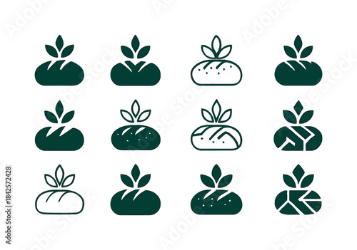 Healthy Eating Icons. healthy eating. Icon set. Set Logo of heal