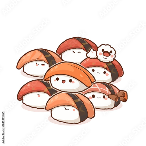 Cute Sushi Design Very Cool