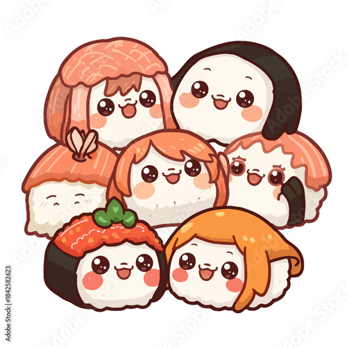 Cute Sushi Design Very Cool