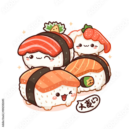 Cute Sushi Design Very Cool