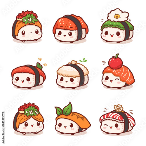 Cute Sushi Design Very Cool