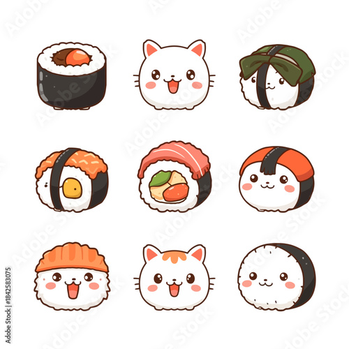 Cute Sushi Design Very Cool