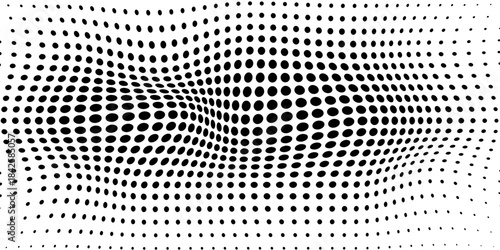 Dotted halftone gradient texture. Vanishing polka dot background. Repeating dots gradation pattern modern arts dotted. vector illustration eps 10