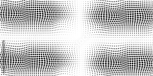 Dotted halftone gradient texture. Vanishing polka dot background. Repeating dots gradation pattern modern arts dotted. vector illustration eps 10