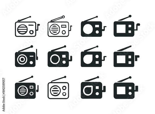 Minimal Tech Icons. Living with minimal modern technology. Icon