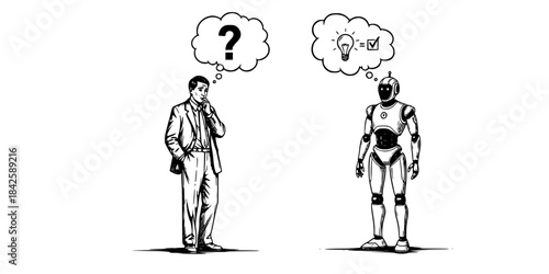 AI Has the Answers: Human Uncertainty vs. Robotic Solution. Data Intelligence.