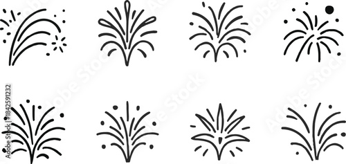 Abstract geometric composition with vibrant color blocks and clean typography elements