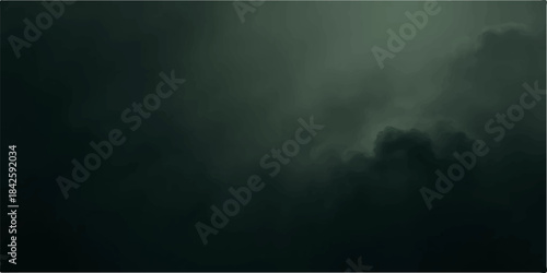Green abstract looping background with smoky light effects and smooth motion