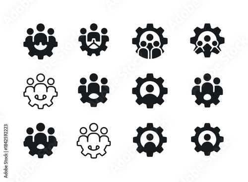 Workplace Culture Icons. Workplace culture and its impact on pro