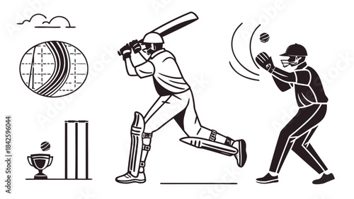  Cricket Essentials Icon Pack