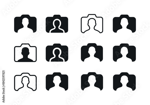 Documentary Photography Icons. Documentary photography (social a