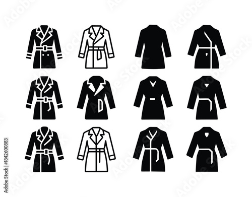 Trench Logo Variations. Trench. Icon set. Set Logo of trench: vi