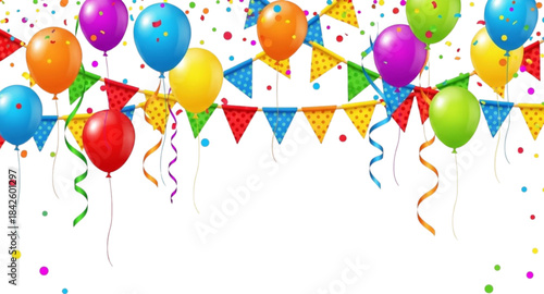 birthday party balloons