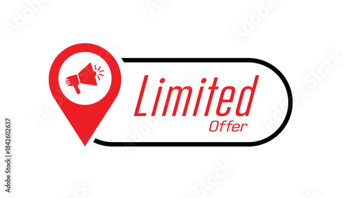 Free Download limited offer text information sign - GFXLoad