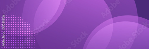 Abstract purple color background.  Dynamic style banner design from fruit concept. Template for the design of a website landing page or background