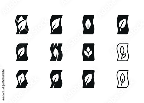 Alternative Protein Icon Set. Alternative protein snacks. Icon s