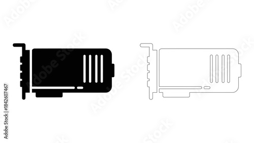 Game capture card icon, video input_output device for recording and transferring gameplay footage for streaming and cont