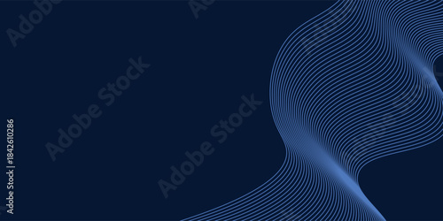 Blue background metal pattern line style. Modern blue technology abstract background. EPS 10