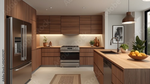 Generative AI- modern kitchen interior