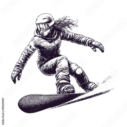 woman skiing in the snow
