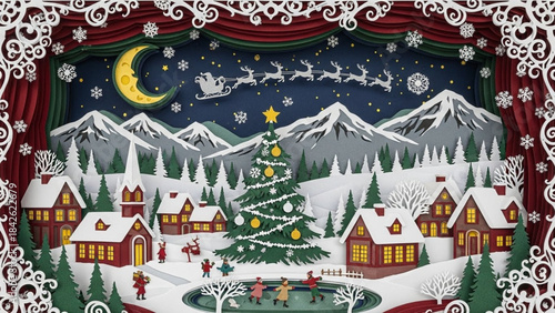 Layered Paper Christmas Wonders – Intricate Multi-Layer Holiday Designs