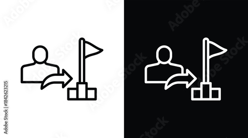 assignment Two-tone version in black and white background