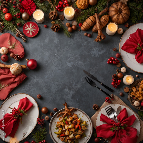 christmas baking ingredients