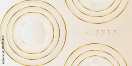 	Abstract luxury background with golden line. vector illustration.
