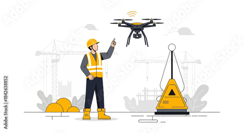 Drone technology revolutionizes construction surveying with enhanced efficiency and safety in
