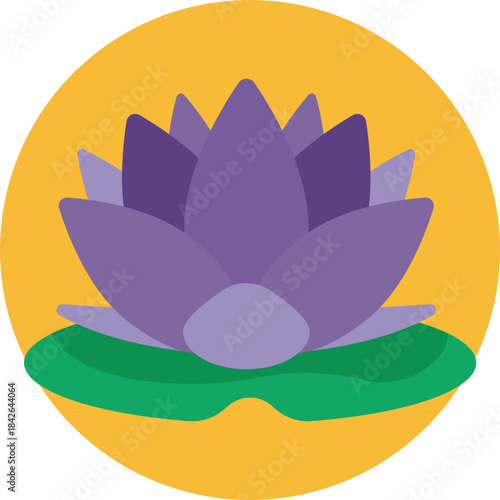 A stylized lotus flower symbolizing purity and Vietnam’s national identity.