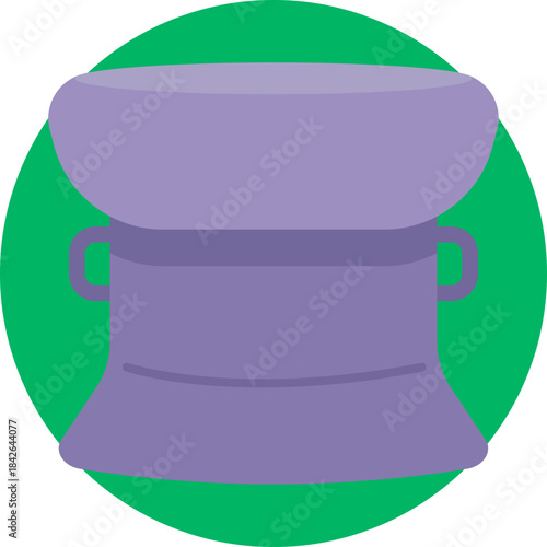 Traditional Vietnamese drum used in festivals and ceremonies.