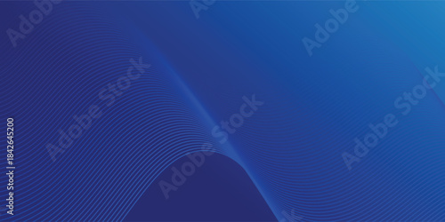 Fototapeta Naklejka Na Ścianę i Meble -  Blue gradient mesh abstract background with wavy blended lines nice for wallpaper or bannerBlue gradient mesh abstract background with wavy blended lines nice for wallpaper or banner