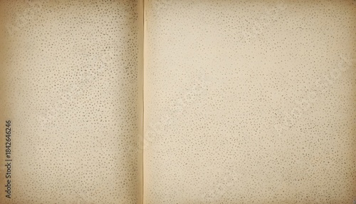 An old, open book with textured, aged pages, showing fine text in a soft, sepia tone, evoking a sense of history and knowledge