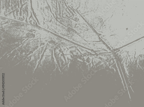 Vector concrete texture. Folded surface background for banner design, architecture flyer, poster template. Grey textured effect. Сreased pattern. Urban stone backdrop. Monochrome industrial surface.